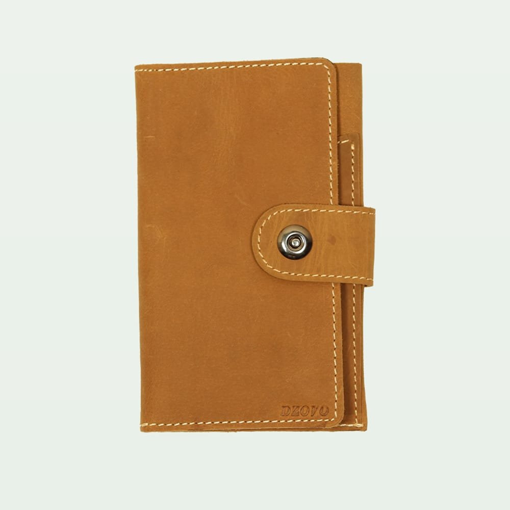 Handmade Onyx Traveler Bi Fold Long Wallet