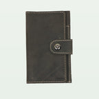 Handmade Onyx Traveler Bi Fold Long Wallet