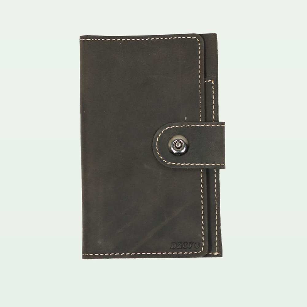 Handmade Onyx Traveler Bi Fold Long Wallet