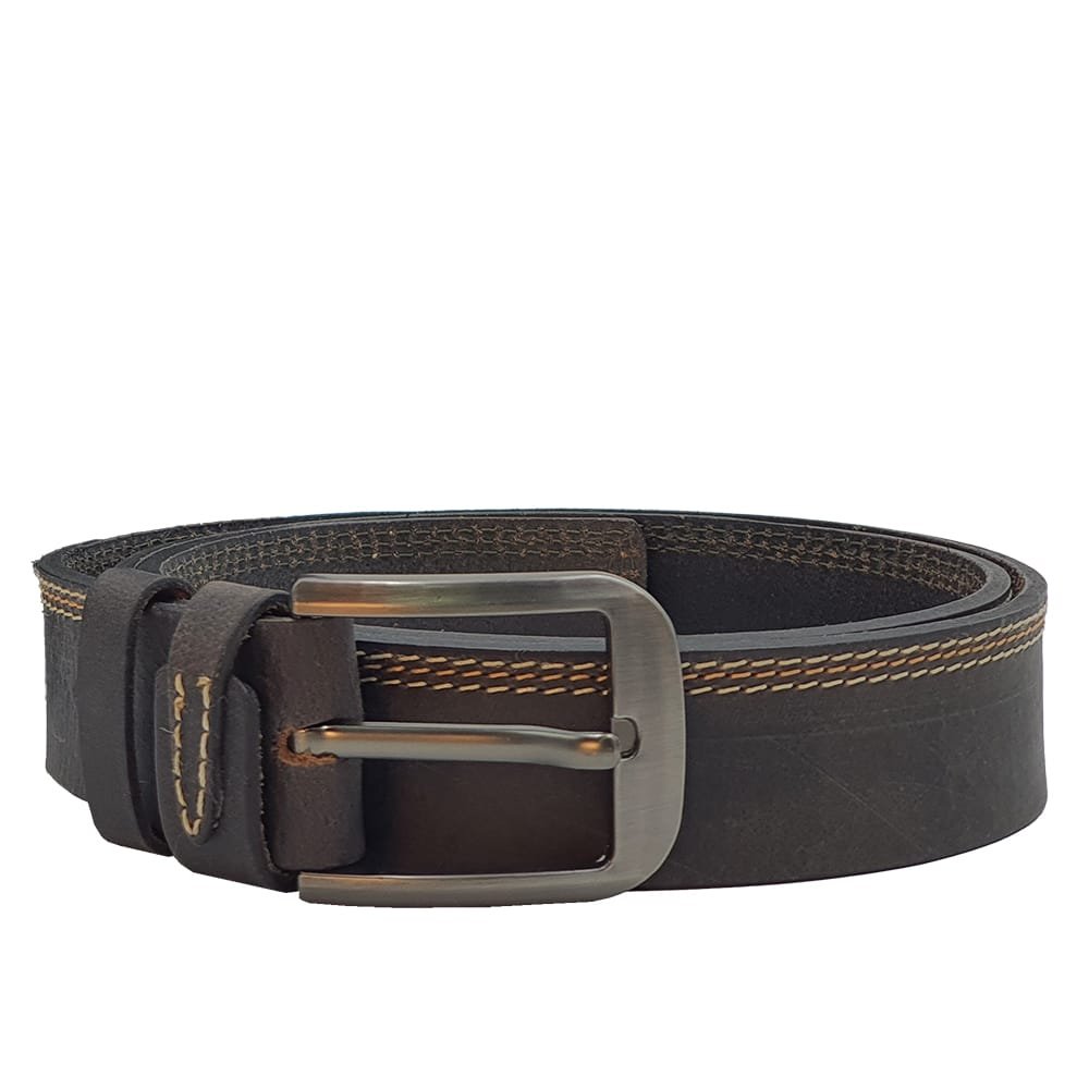 Titan Double Stitched Casual Leather Belt