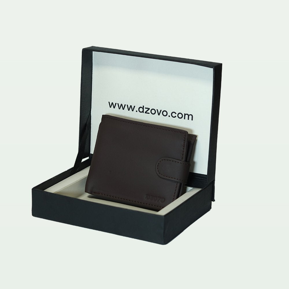 Handmade SecureSnap Leather Wallet with Button