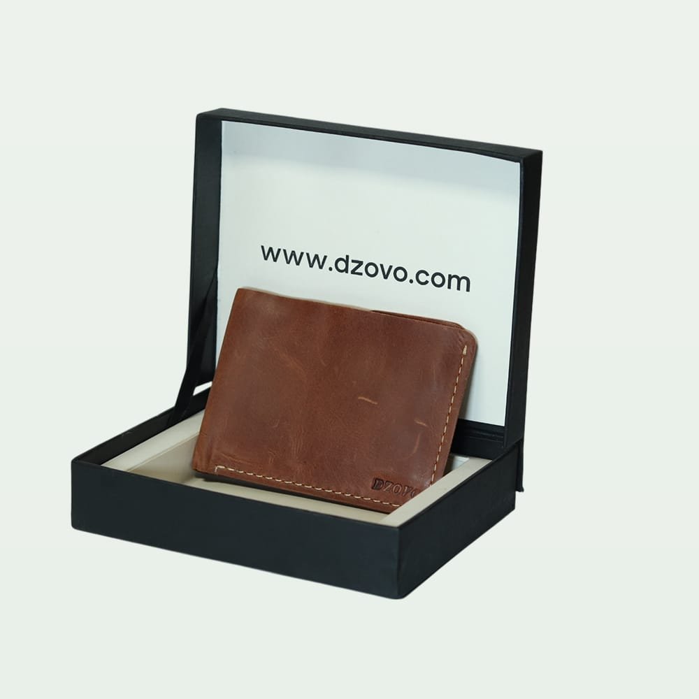 Handmade Heritage Wingtip Leather Wallet