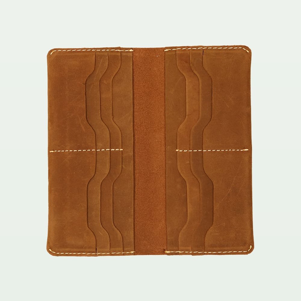 Handmade Sleek Executive Long Wallet