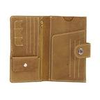 Handmade Onyx Traveler Bi Fold Long Wallet