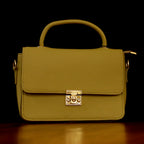 Classic Flap Satchel 100% Genuine Leather Handbag