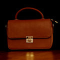 Classic Flap Satchel 100% Genuine Leather Handbag
