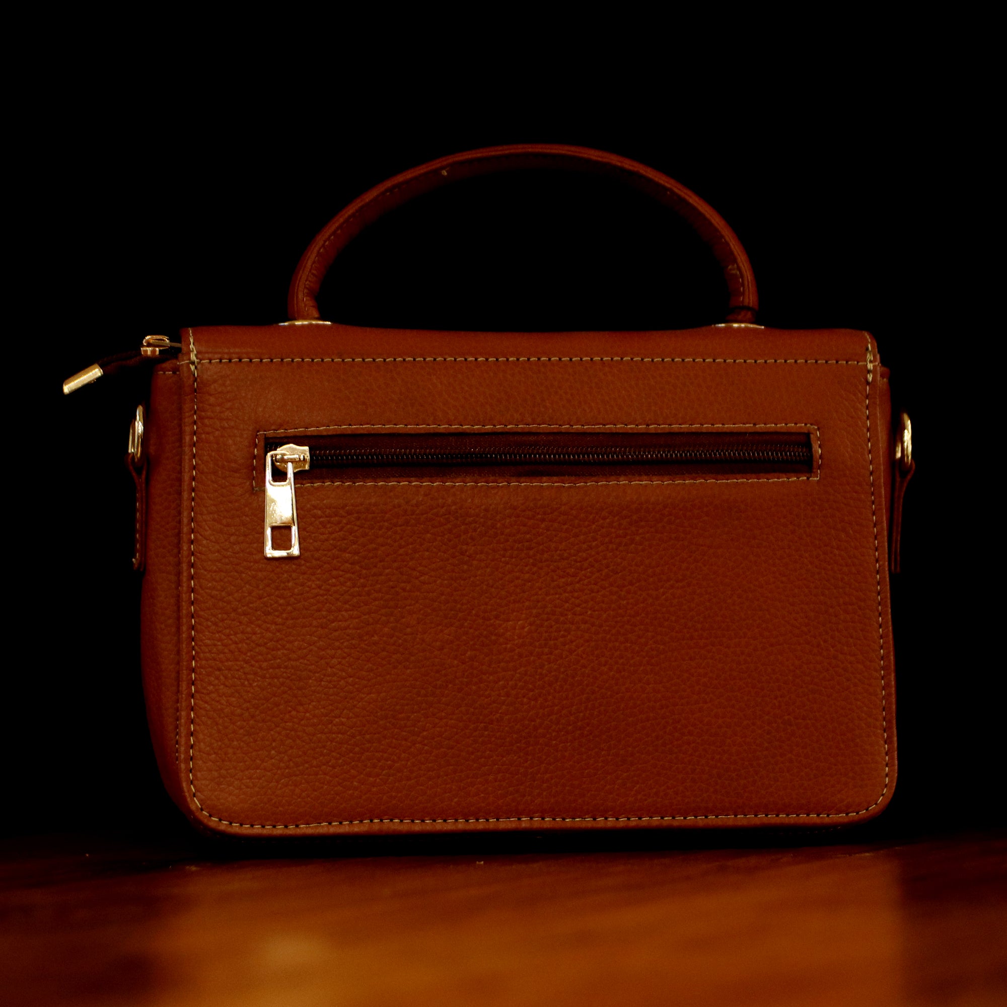 Classic Flap Satchel 100% Genuine Leather Handbag