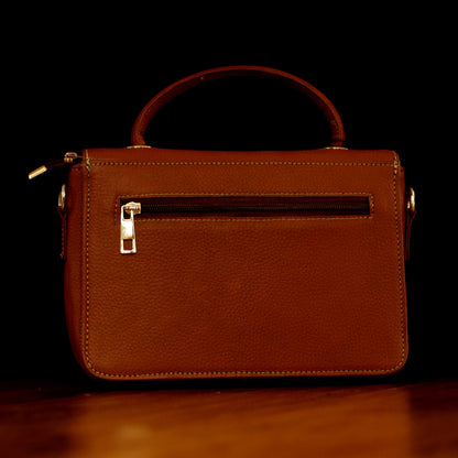 Classic Flap Satchel 100% Genuine Leather Handbag