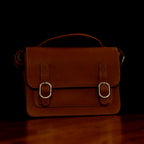Vintage Buckle Satchel Genuine Leather Messenger Bag