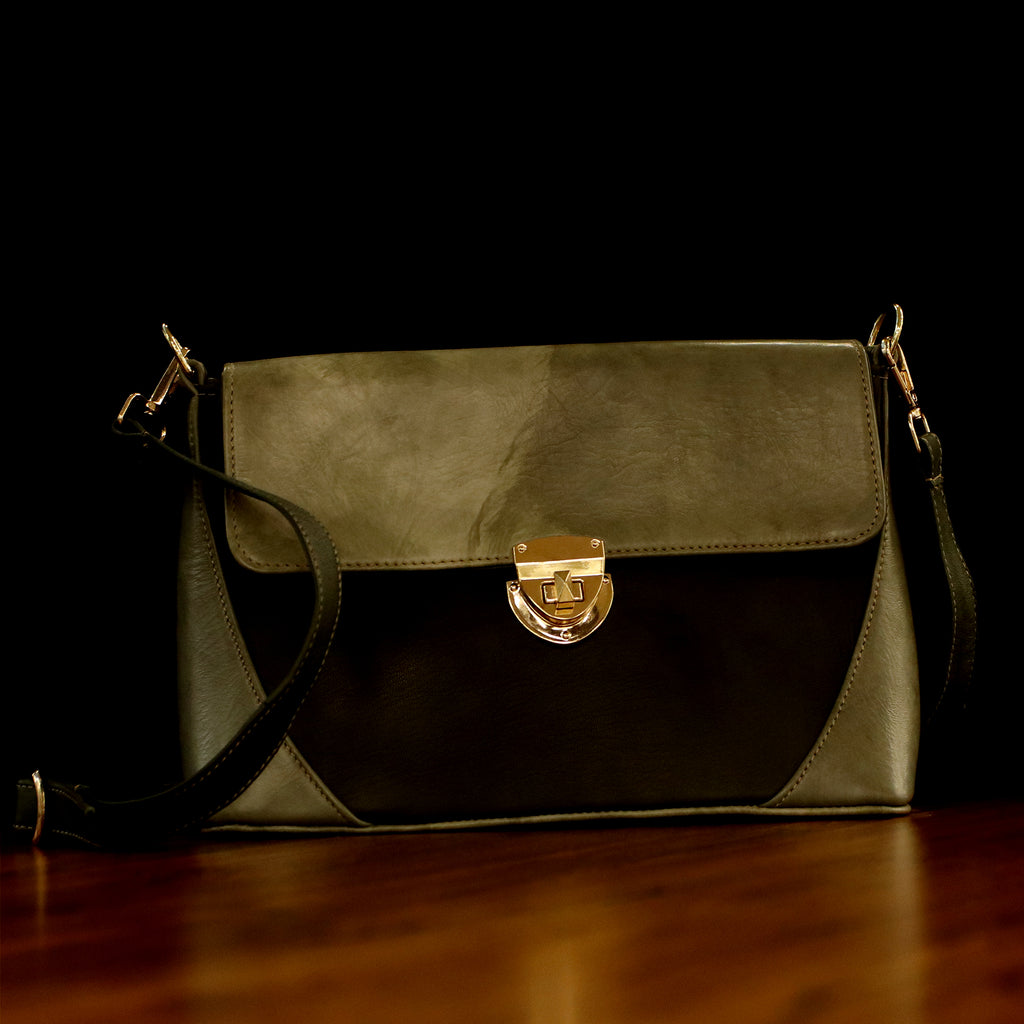 Elegance Flap Crossbody Genuine Leather Handbag