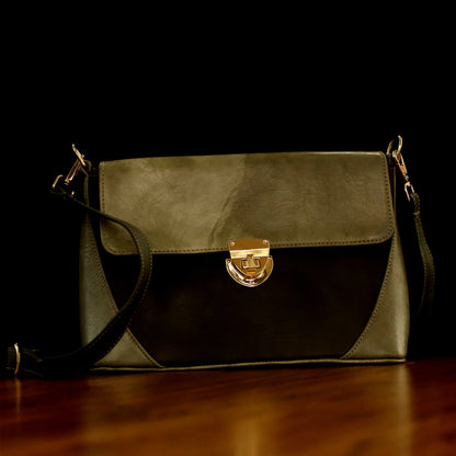 Elegance Flap Crossbody Genuine Leather Handbag