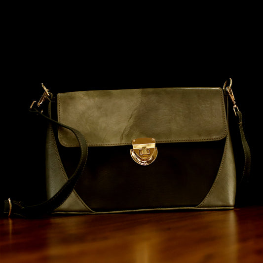 Elegance Flap Crossbody Genuine Leather Handbag