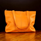 Classic Everyday Tote Genuine Leather Handbag