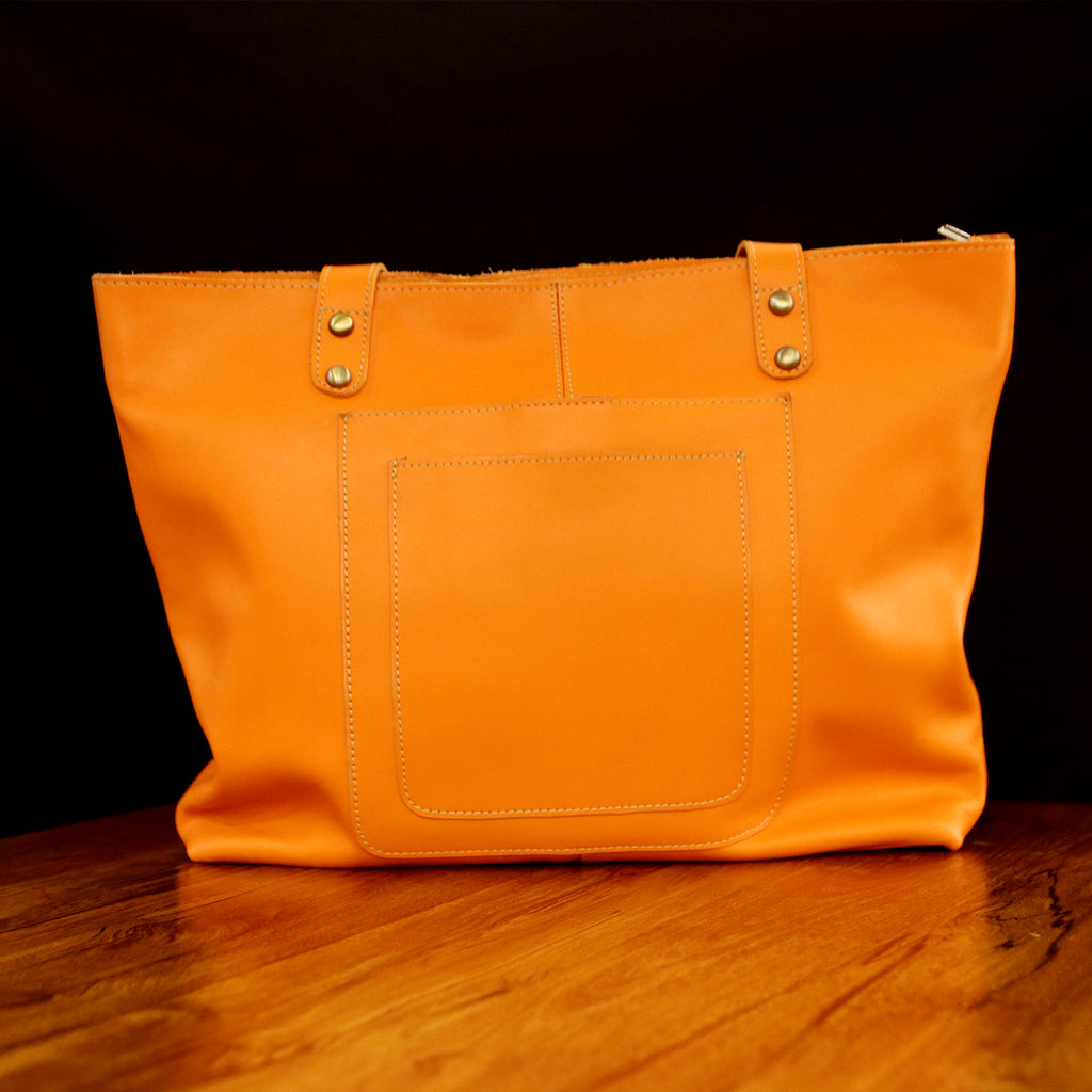 Classic Everyday Tote Genuine Leather Handbag