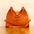 Architectural Arch Designer Genuine Leather Handbag
