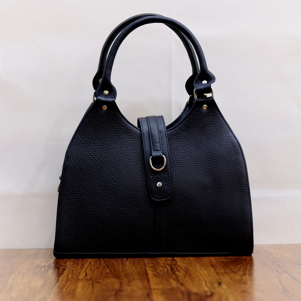 Architectural Arch Designer Genuine Leather Handbag