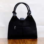 Architectural Arch Designer Genuine Leather Handbag