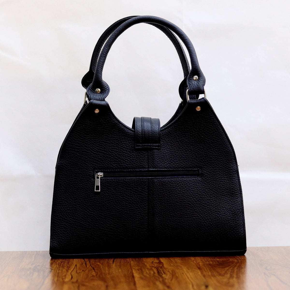 Architectural Arch Designer Genuine Leather Handbag