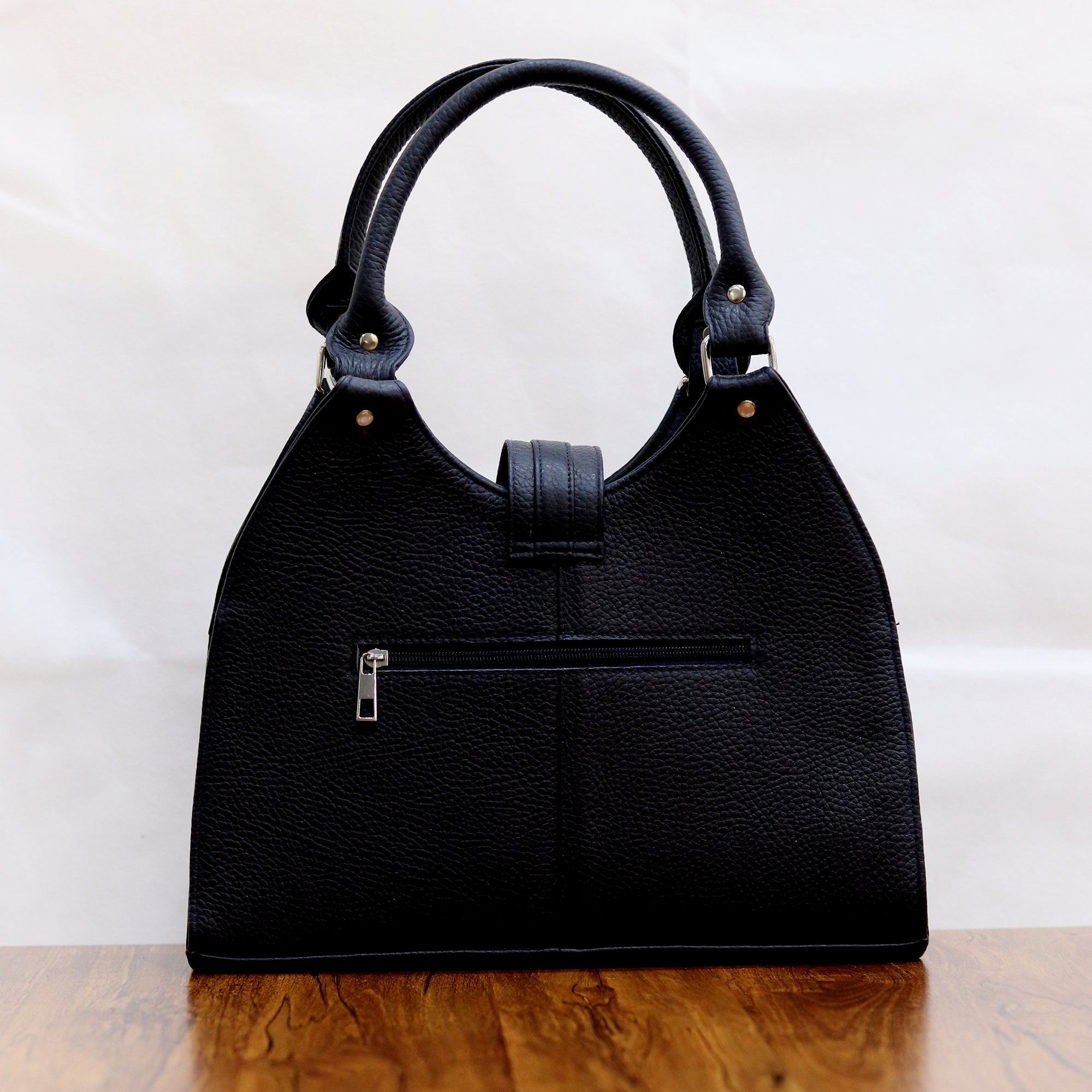 Architectural Arch Designer Genuine Leather Handbag