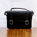 Vintage Buckle Messenger Leather Bag