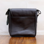 Executive Flap Over Crossbody Leather Bag