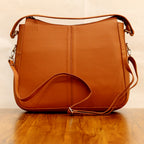 Slouchy Center-Seam Shoulder Bag