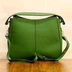 Slouchy Center-Seam Shoulder Bag
