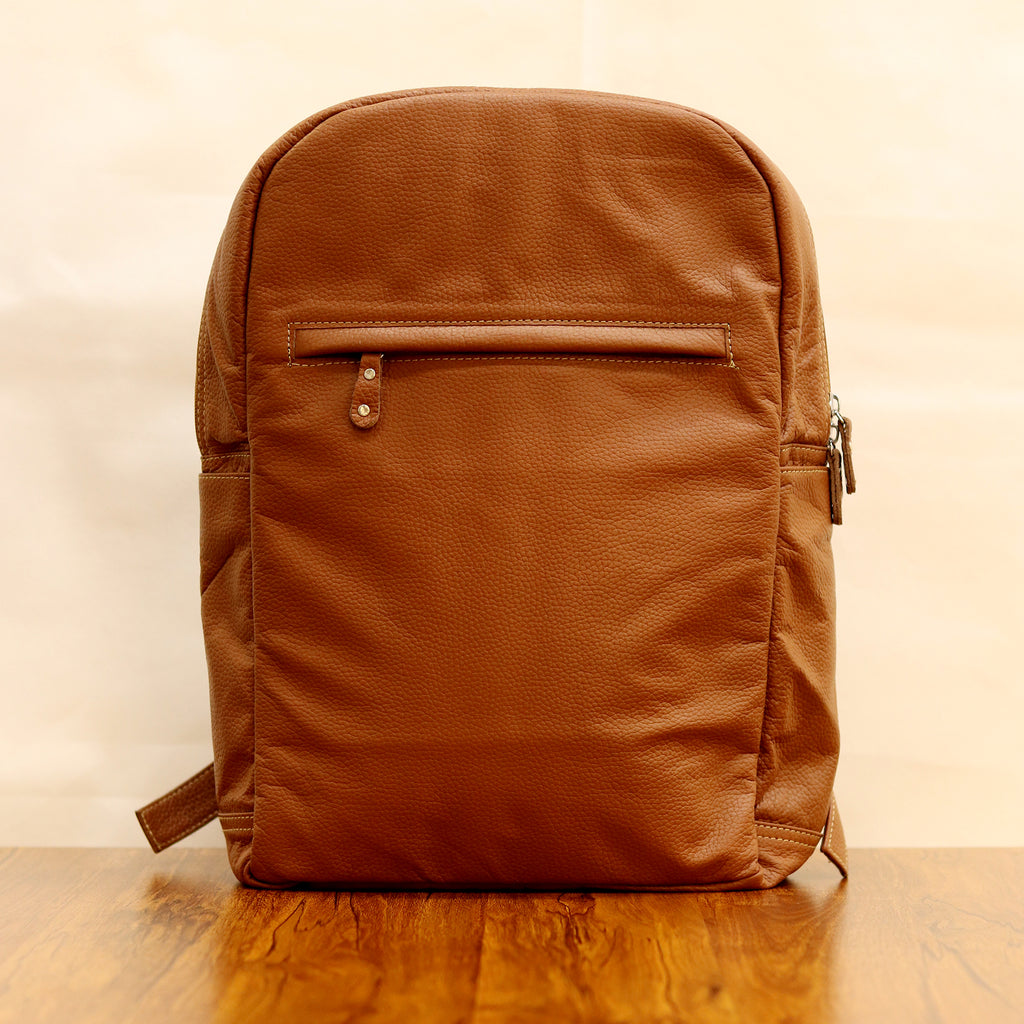Classic Minimalist Leather Backpack