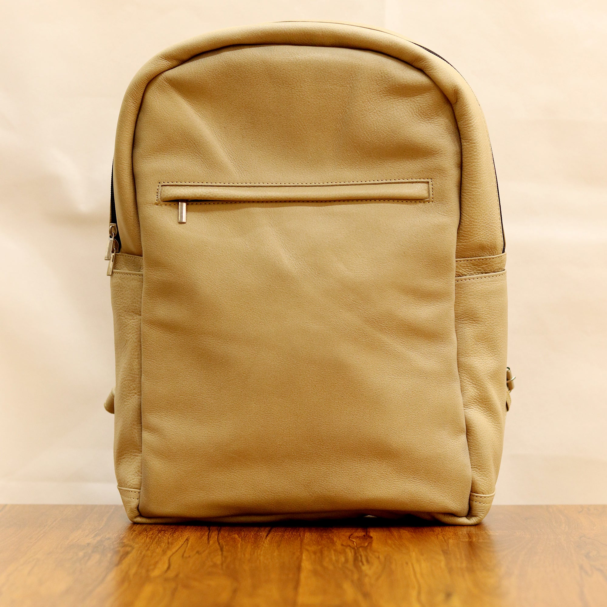 Classic Minimalist Leather Backpack