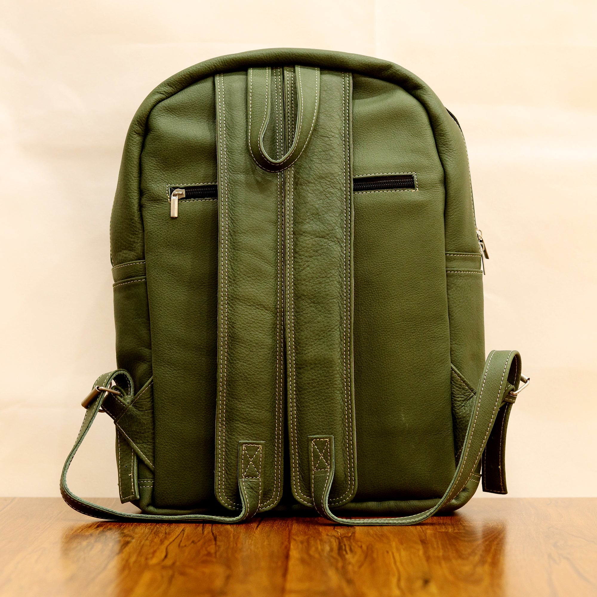 Classic Minimalist Leather Backpack