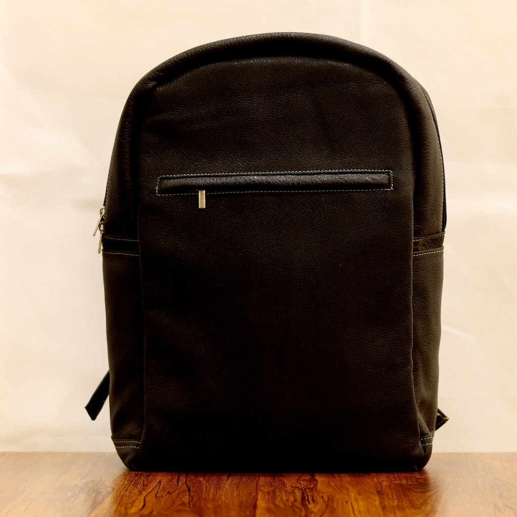 Classic Minimalist Leather Backpack
