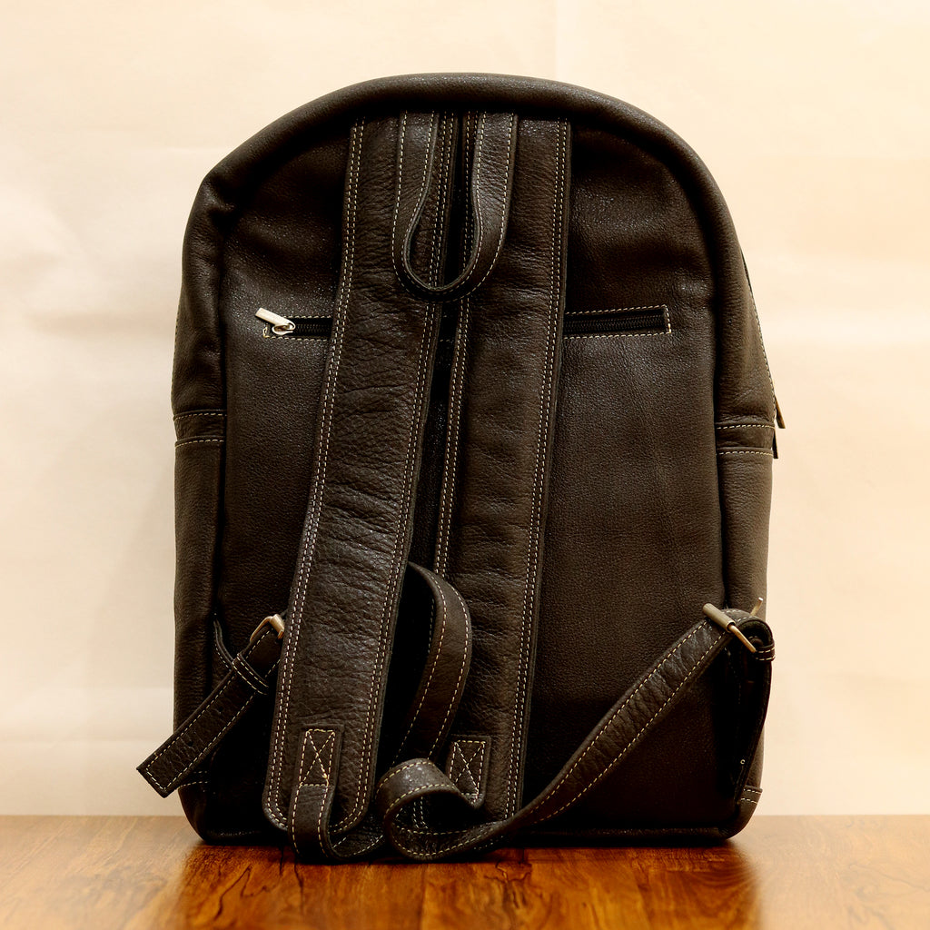 Classic Minimalist Leather Backpack
