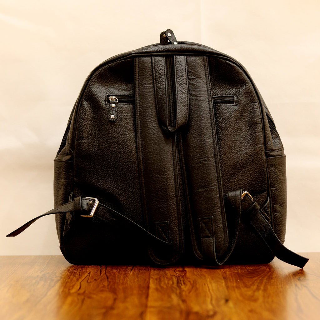 Classic Minimalist Leather Backpack