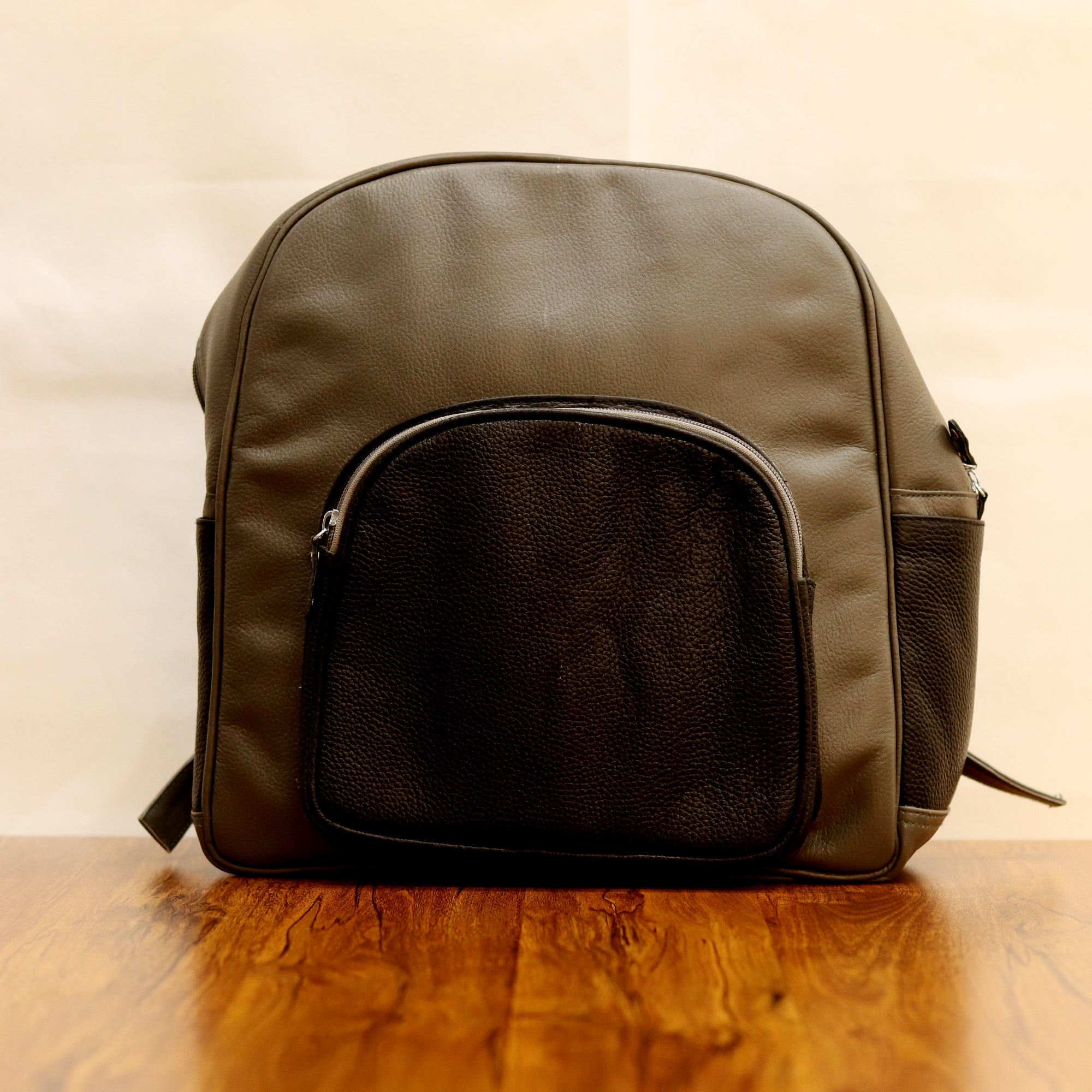 Classic Minimalist Leather Backpack