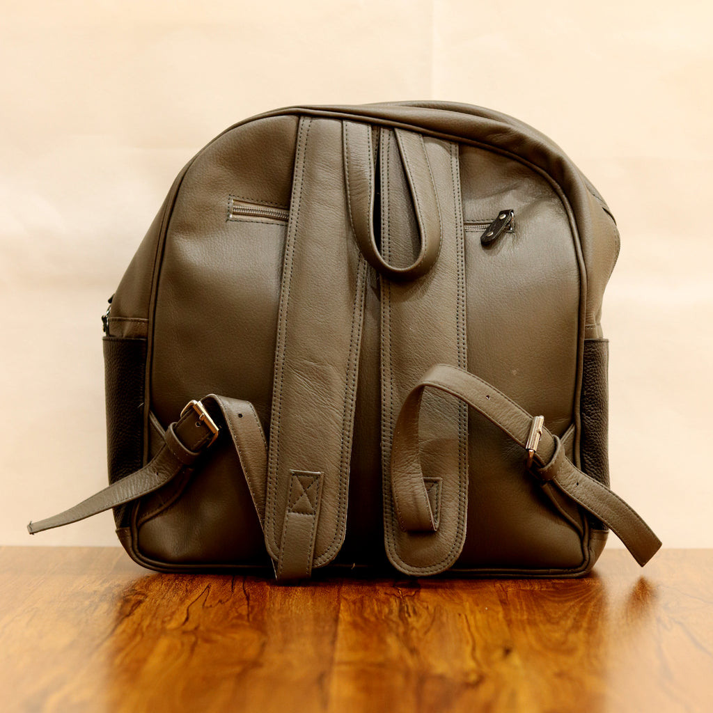 Classic Minimalist Leather Backpack