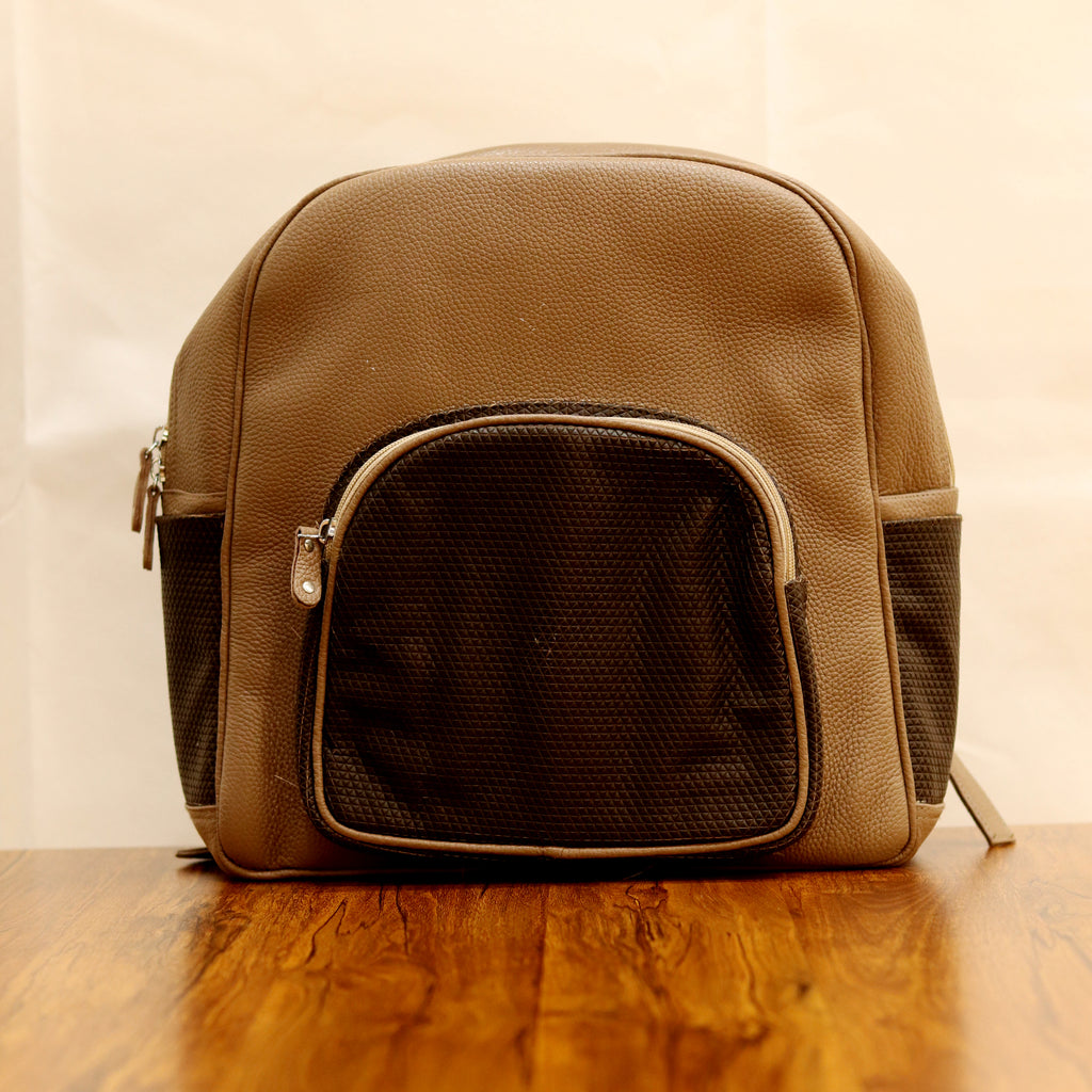 Classic Minimalist Leather Backpack