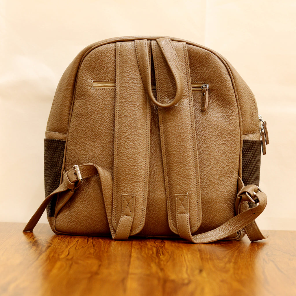 Classic Minimalist Leather Backpack
