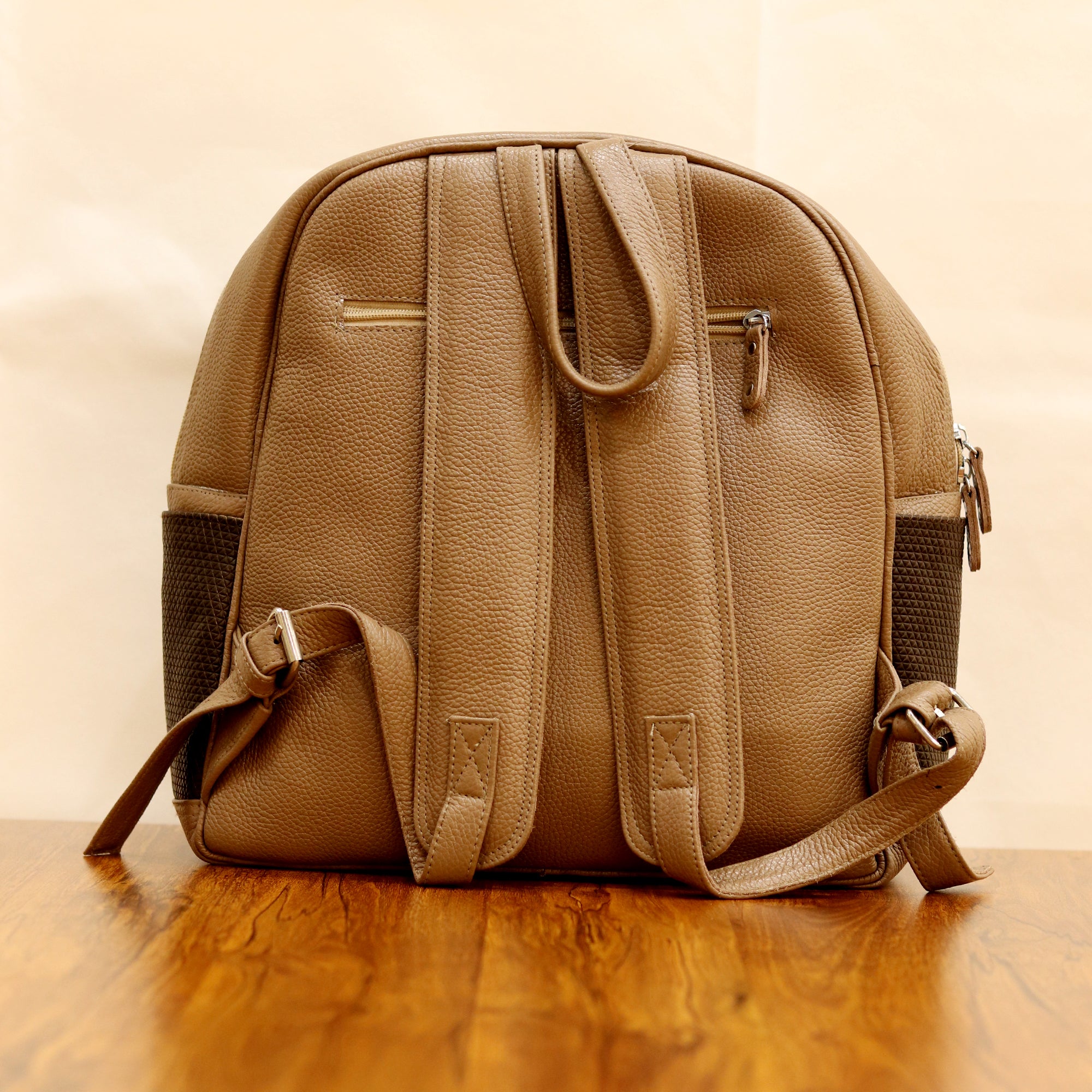 Classic Minimalist Leather Backpack