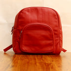 Classic Minimalist Leather Backpack