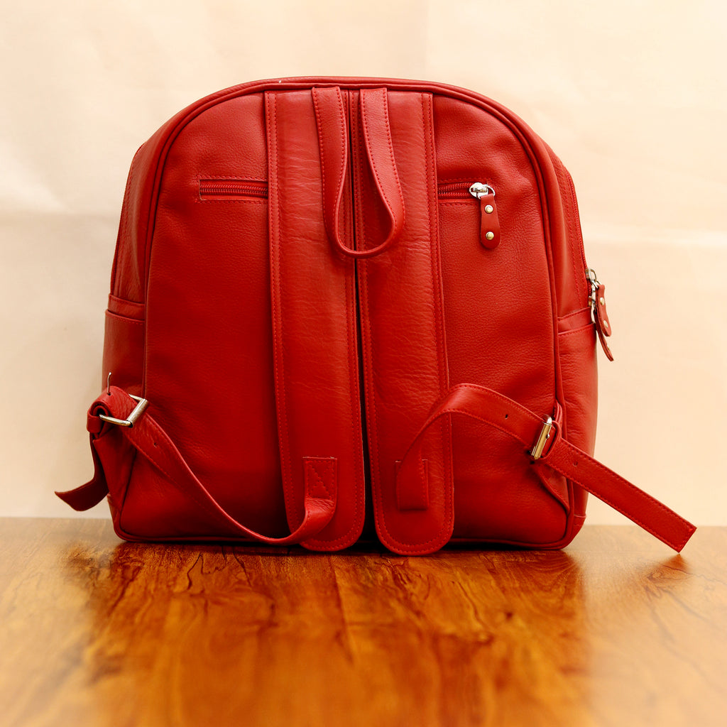 Classic Minimalist Leather Backpack