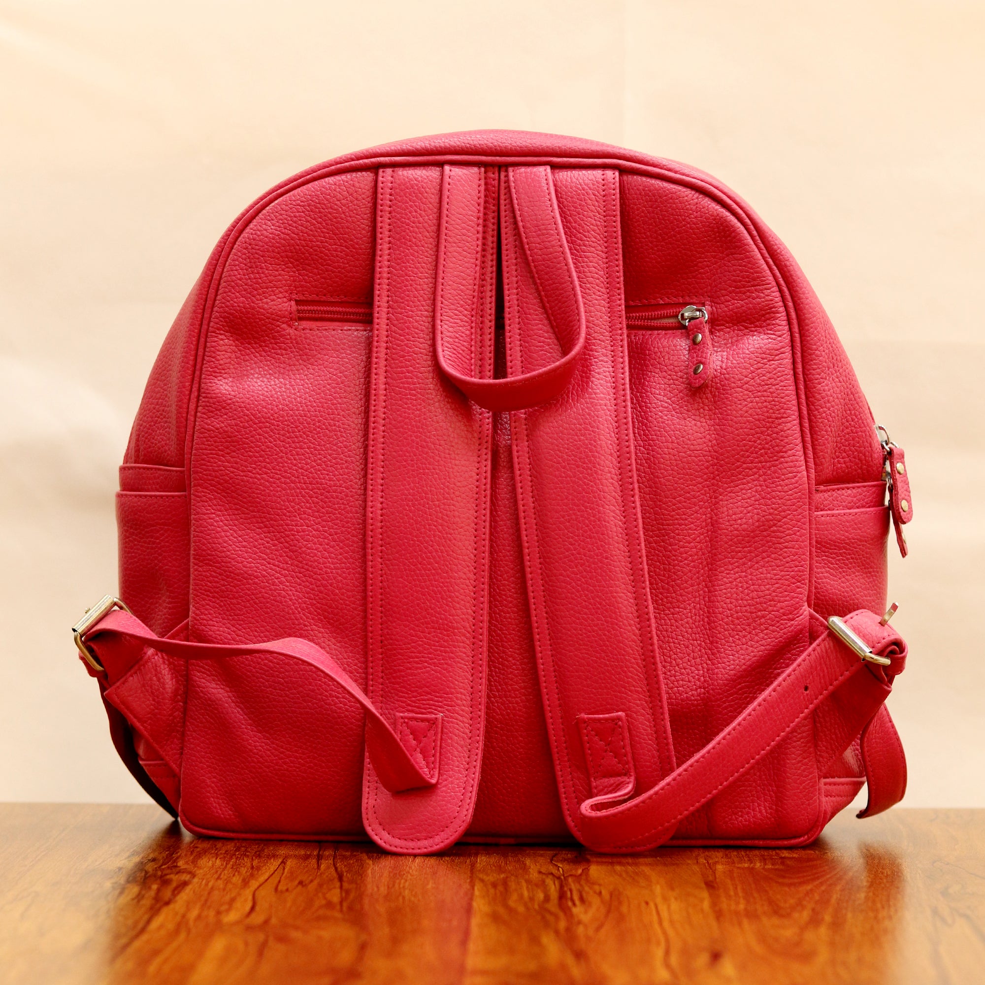Classic Minimalist Leather Backpack