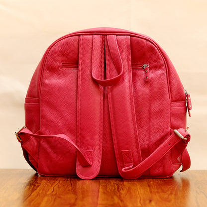 Classic Minimalist Leather Backpack