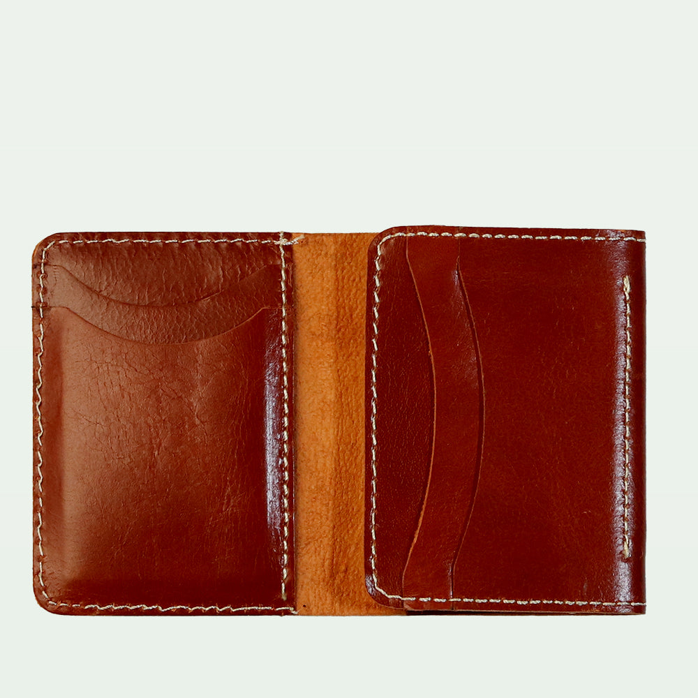 Handcrafted Minimalist Leather Card Holder Wallet