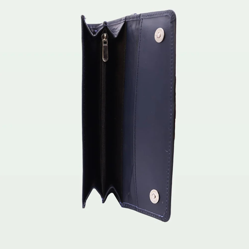 Signature Strap Clutch – Blue