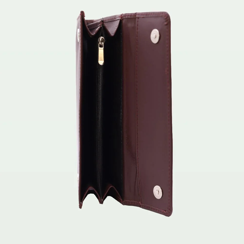 Signature Strap Clutch – Brown