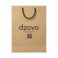dzovo Premium Kraft Shopping Bag – Luxury Gift Carry Bag