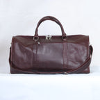 Premium Genuine Cow Leather Travel Duffle Bag