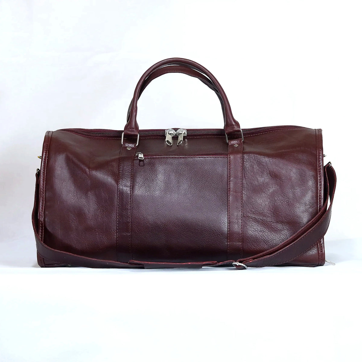 Premium Genuine Cow Leather Travel Duffle Bag