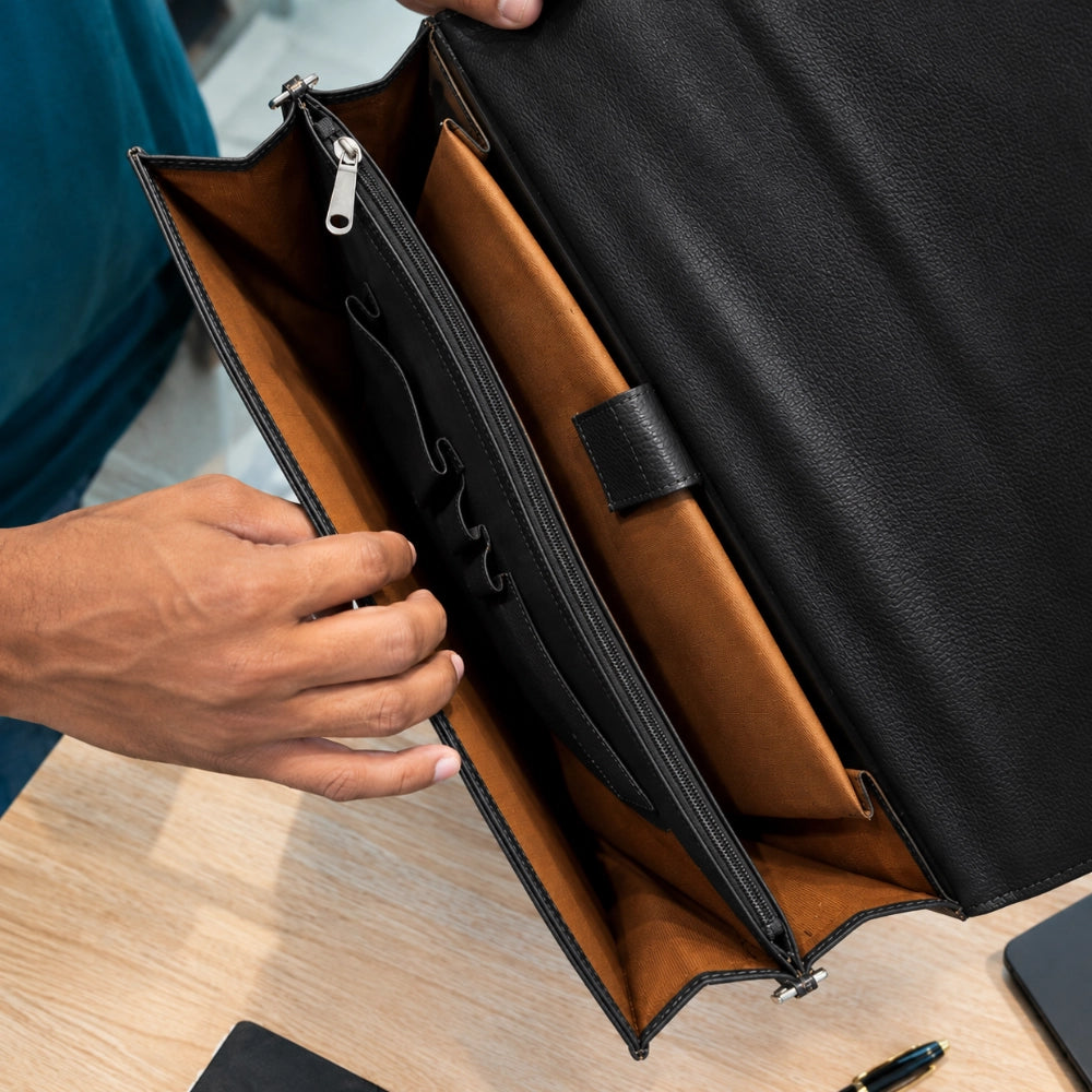 Heritage Premium Genuine Leather Executive Laptop Bag