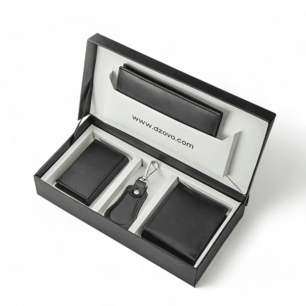 Vordex Luxe Essentials 4 Pcs Gift Set - Black